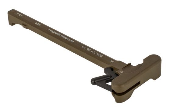 PRI Gas Buster AR15 charging handle with large latch machined from 7075-T6 aluminum with Flat Dark Earth finish